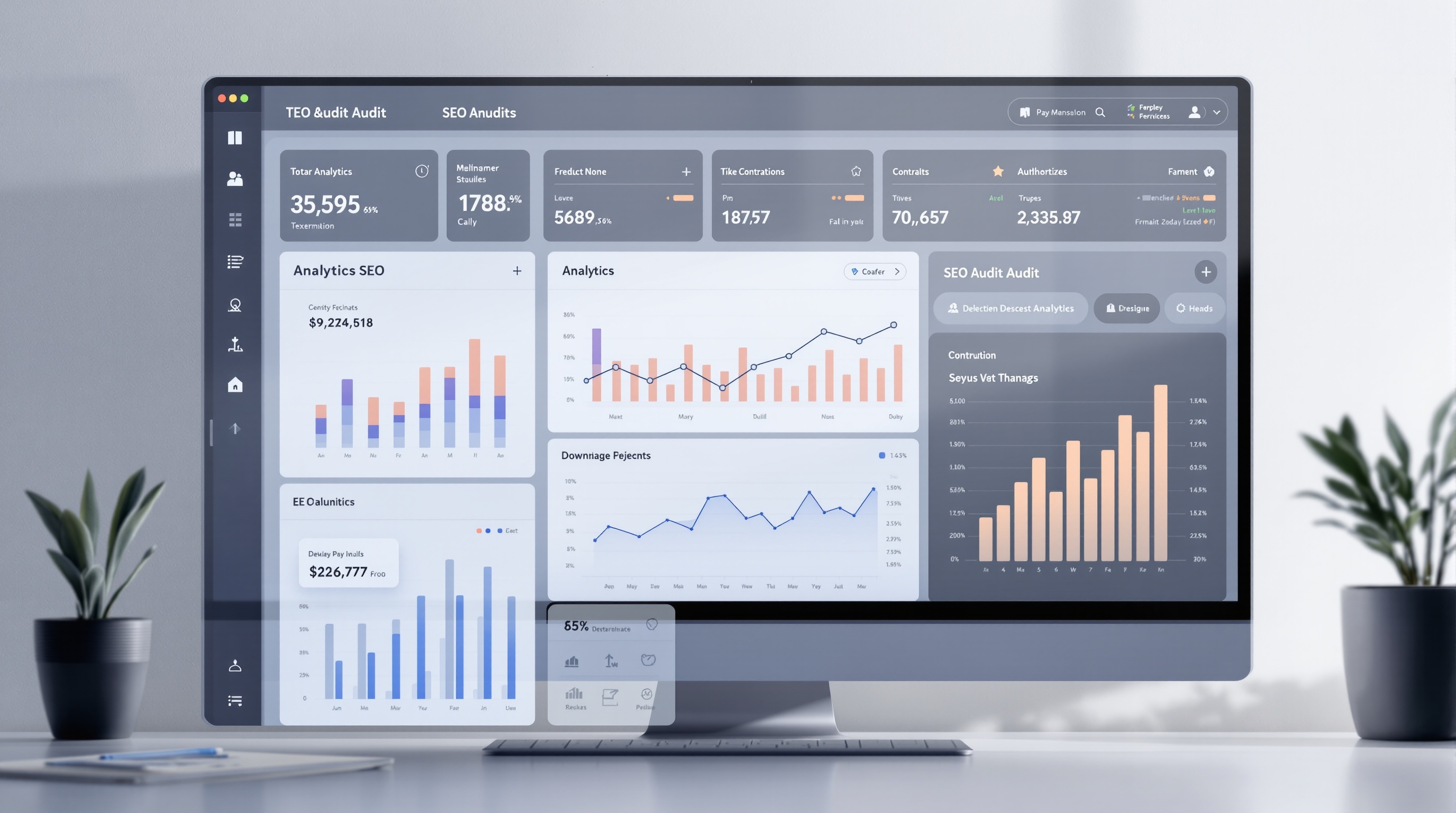 SEO analiz ekranı ve teknik denetim çıktıları