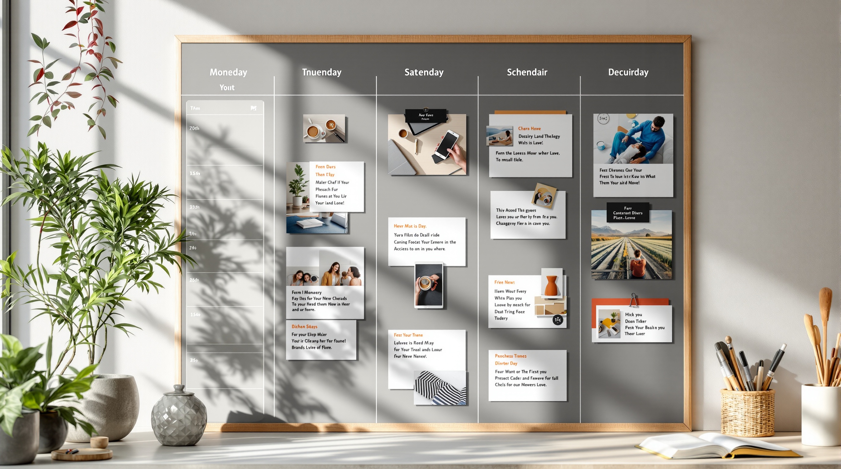 Sosyal medya gönderi planı ve içerik takvimi