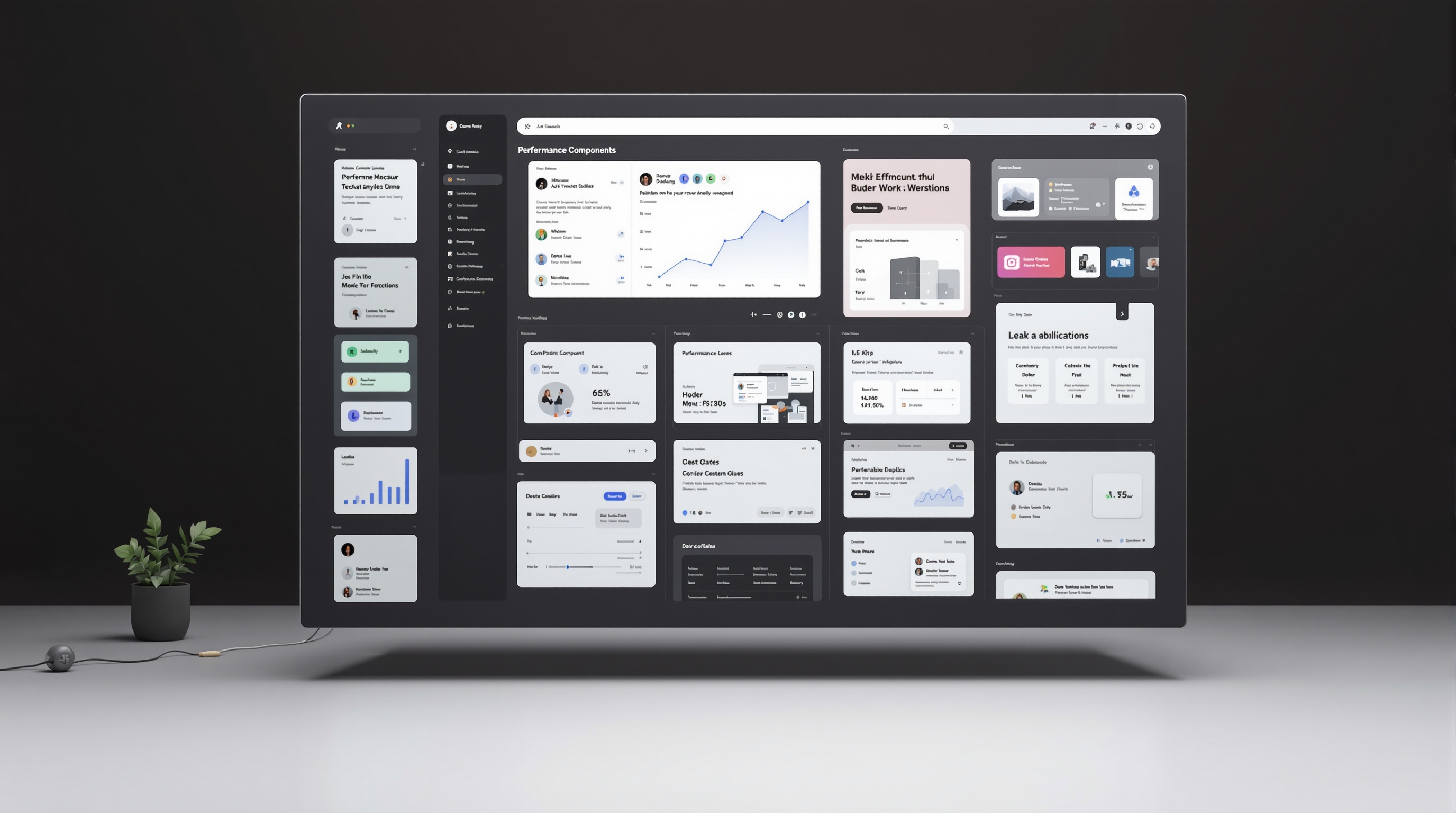 Modern web arayüz bileşenleri ve stil kılavuzu